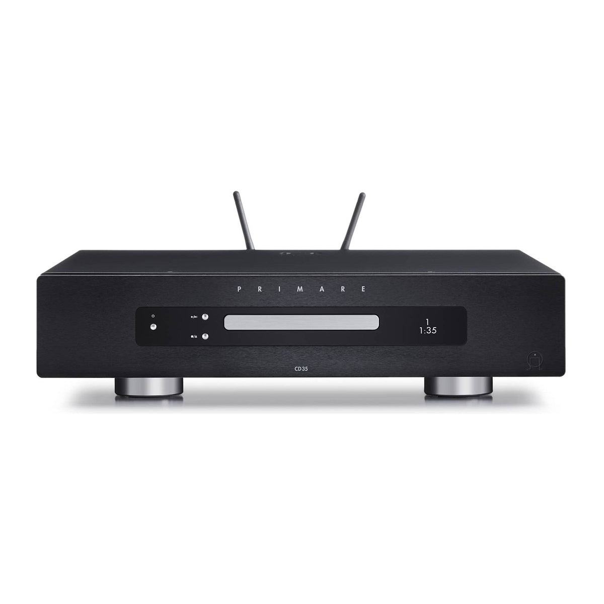Primare CD35 Prisma de face, finition noir