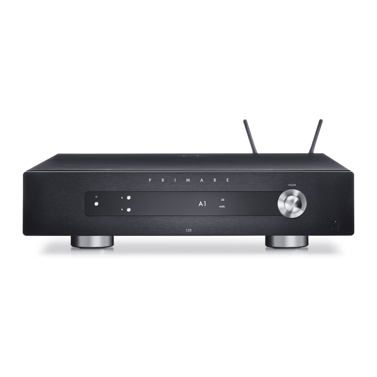 Primare I25 Prisma DM36 de face, finition noir