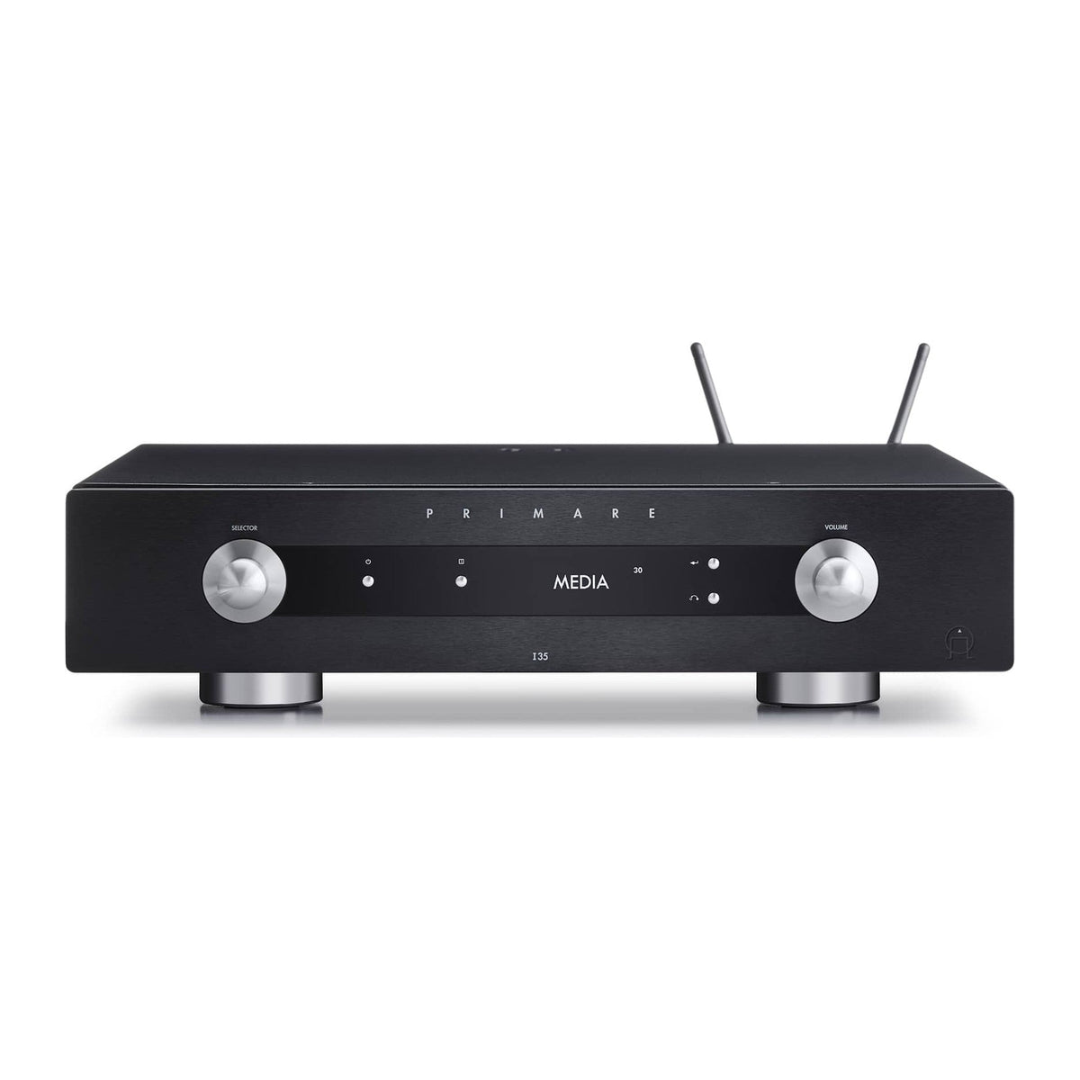 Primare I35 Prisma DM36 de face, finition noir