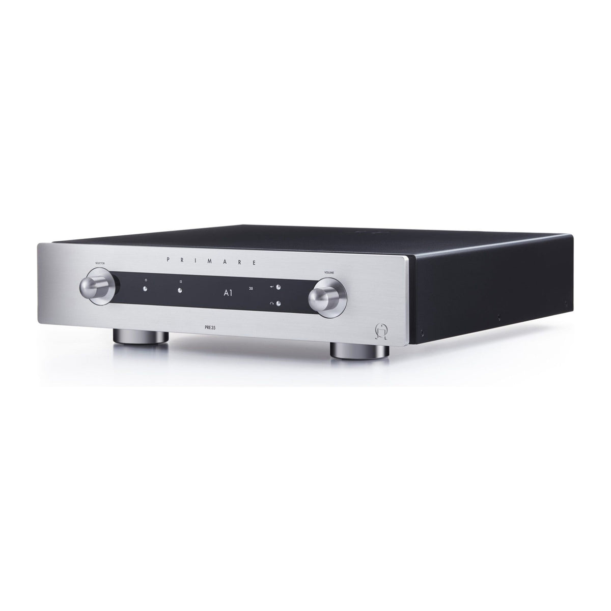 Primare PRE35 de trois quarts, finition titane