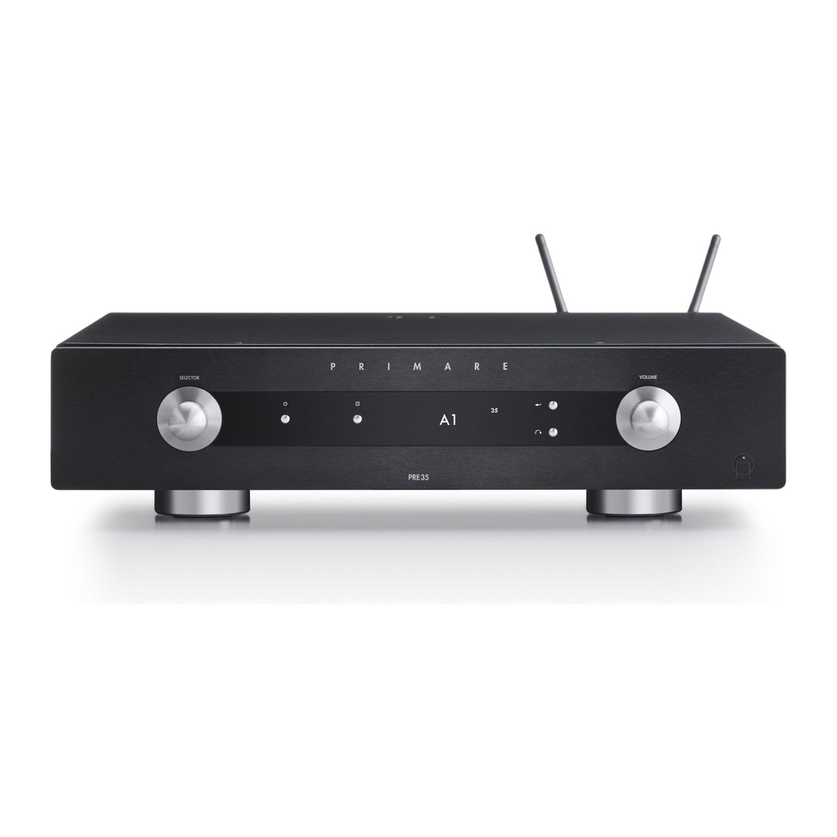 Primare PRE35 Prisma DM36 de face, finition noir